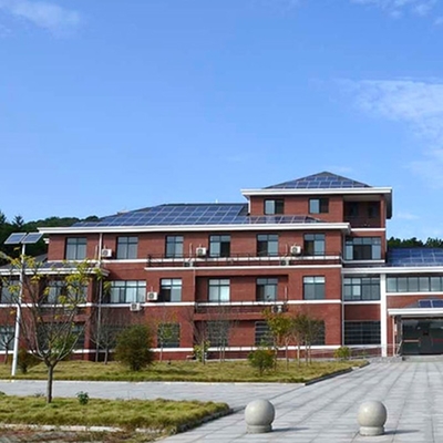 School Building Solar Bifacial Solar Panel Power System Home Off-gridFor Concrete And Flat Rooftop
