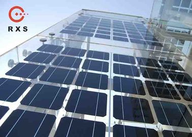 Υψηλή αποδοτικότητα ένα πολυκρυσταλλικό BIPV διαφανές διπλό ηλιακό πλαίσιο γυαλιού βαθμού με την καλύτερη τιμή