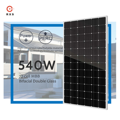 500w Monocrystalline δύναμη 72 ενότητας PV κύτταρα ηλιακό πλαίσιο 550 Watt