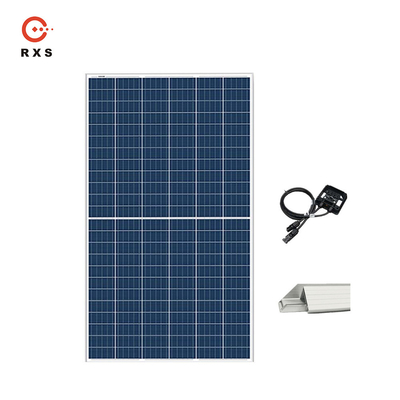 72 Cell Solar PV Module Photovoltaic Coated Tempered Glass Solar Panel Kit 340w 345w