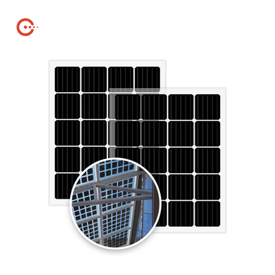 Rixin CE BIPV Monocrystalline PV ηλιακών πλαισίων διαφανής ενότητα γυαλιού