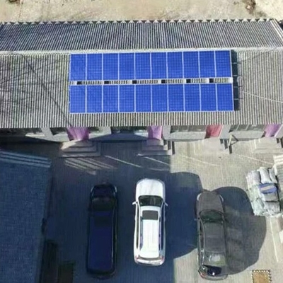 Ηλιακή διπρόσωπη στέγη εγχώριου από-GridFor ηλεκτρικών συστημάτων ηλιακού πλαισίου σχολικού κτιρίου συγκεκριμένη και επίπεδη