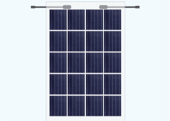 Διπρόσωπες Monocrystalline ηλιακές ενότητες ηλιακών πλαισίων 105W ενσωματωμένες κτήριο BIPV