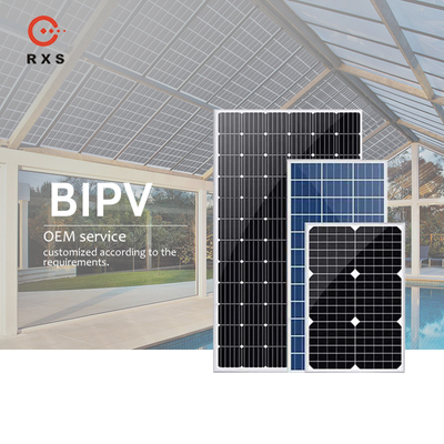 Αδιάβροχα διαφανή BIPV ηλιακά πλαίσια 280W υψηλής αποδοτικότητας με το προστατευτικό πλαίσιο