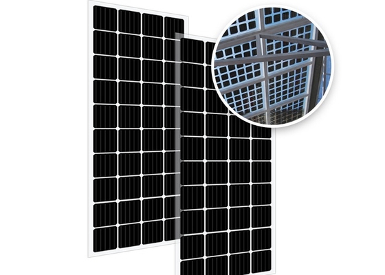 Υψηλός Monocrystalline διπρόσωπος ενοτήτων γυαλιού PV Effiency διπλός για το ηλιακό σύστημα